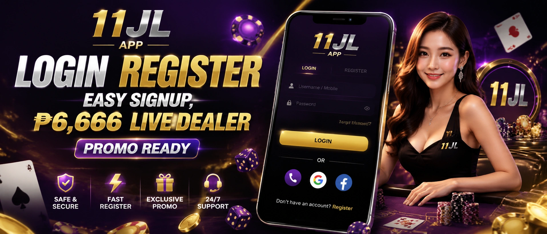 18JL live casino lobby preview