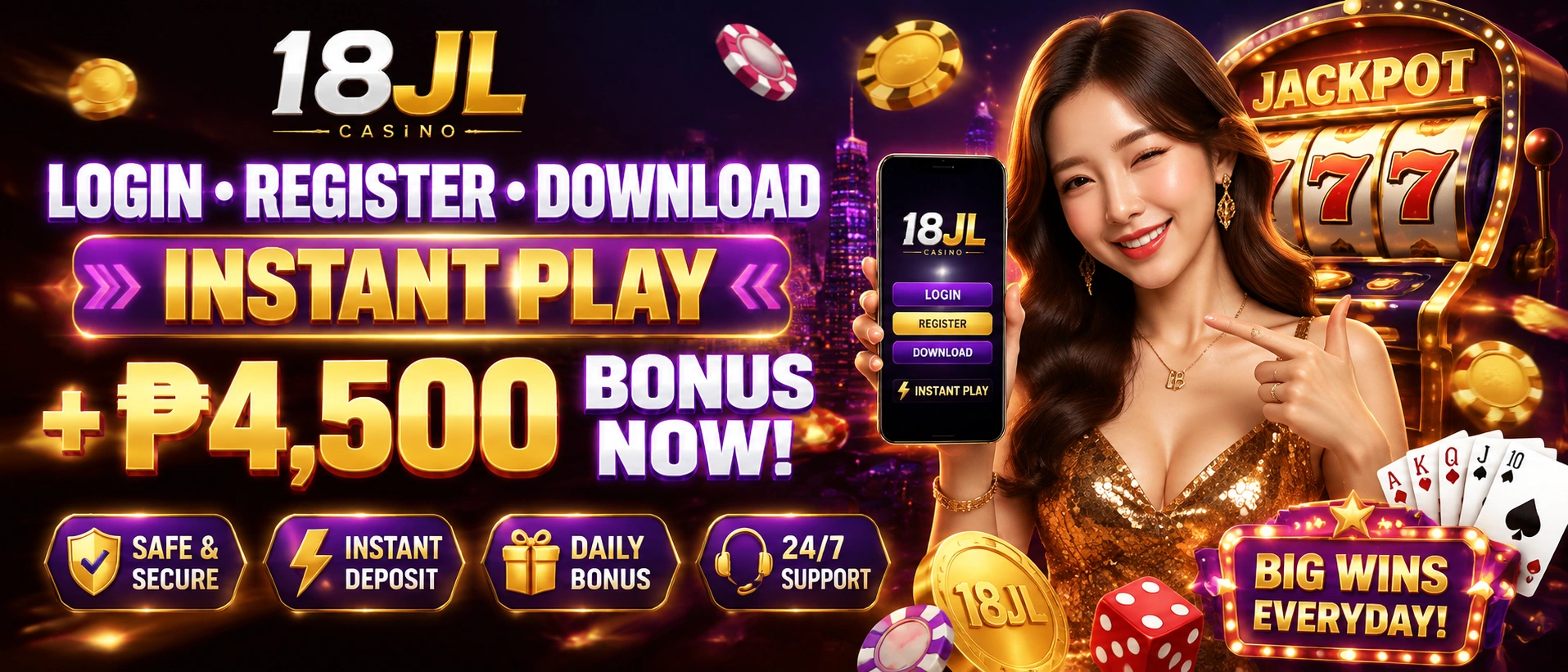 Live casino table preview on 18JL